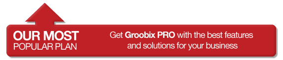 Our most popular plan - Get Groobix PRO with the best features and solutions for your business